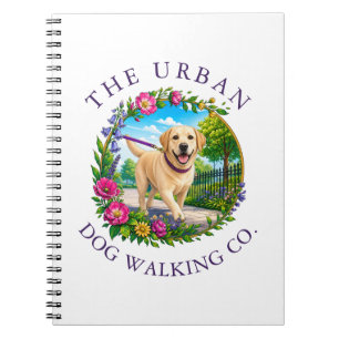 Dog Walking Notebook with Labrador