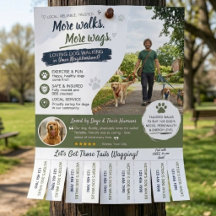 Dog Walking Pet Sitter Business Flyers