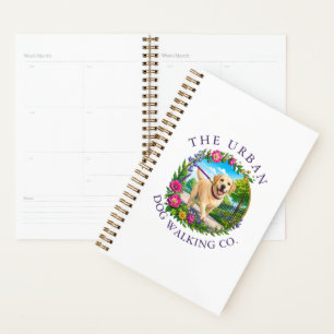 Dog Walking Planner with Labrador