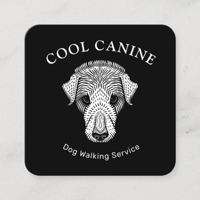 Dog Walking Walker Business Card (Front)