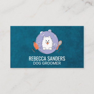 Dog Wash   Animal Groomer Tools Business Card