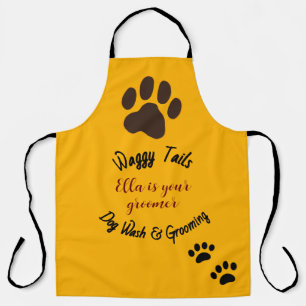 Dog Wash & Groomer Customised Apron