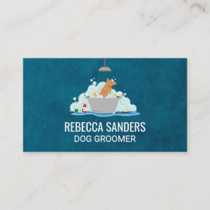 Dog Wash   Pet Groomer    Animal Services Business Card