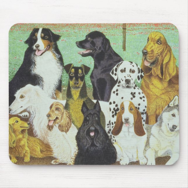 Dog Watch Mouse Pad (Front)