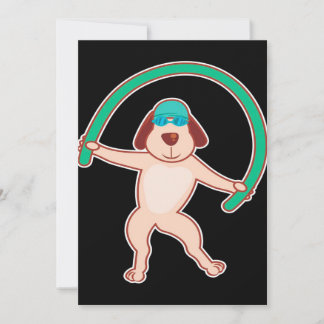 Dog Water Aerobics | Funny Gift  Holiday Card