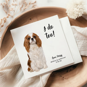 Dog Wedding Cocktail Napkins