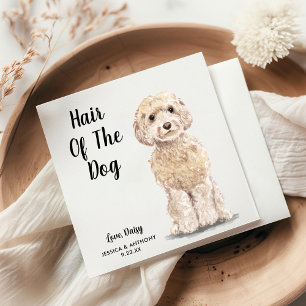 Dog Wedding Cocktail Napkins