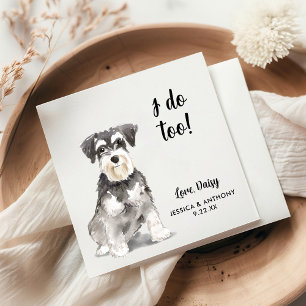 Dog Wedding Cocktail Napkins