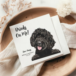 Dog Wedding Cocktail Napkins