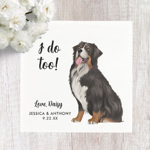 Dog Wedding Cocktail Napkins