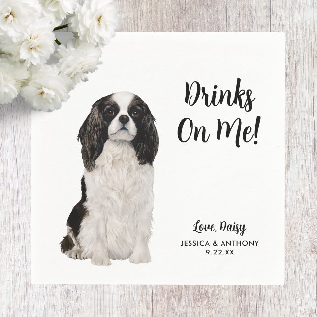 Dog Wedding Cocktail Napkins (Creator Uploaded)