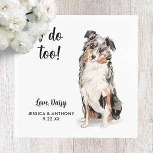  Dog Wedding Cocktail Napkins