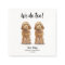 Dog Wedding Cocktail Napkins