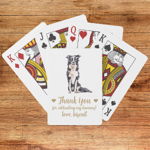 Dog Wedding Favor Playing Cards