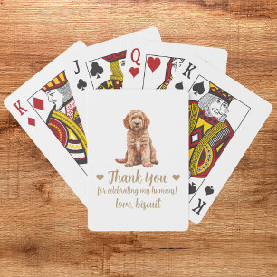 Dog Wedding Favour Playing Cards