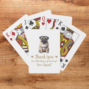 Dog Wedding Favour Playing Cards