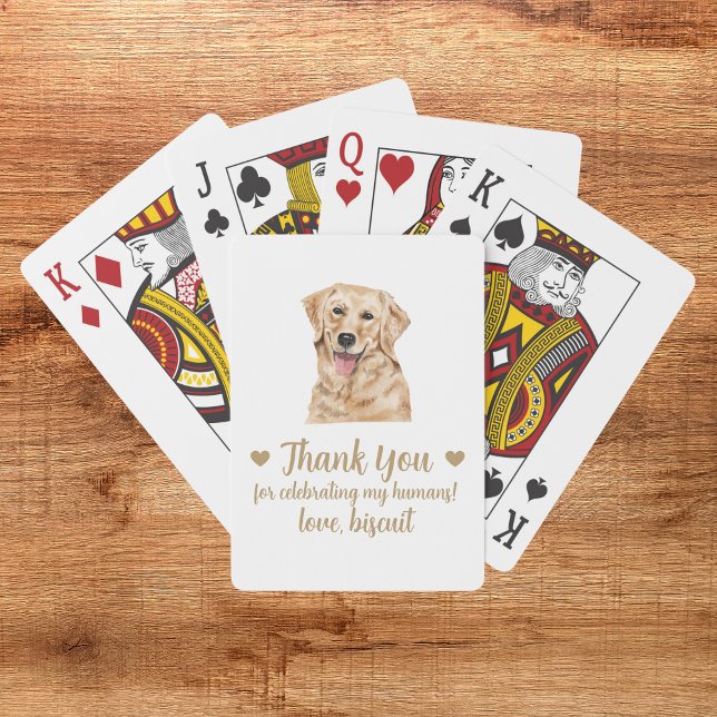 Dog Wedding Favour Playing Cards (Creator Uploaded)