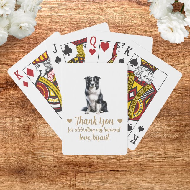 Dog Wedding Favour Playing Cards (Creator Uploaded)