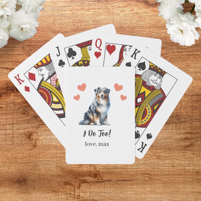 Dog Wedding Favour Playing Cards (Creator Uploaded)