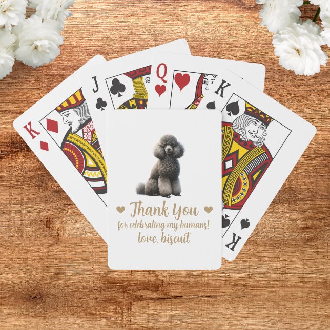 Dog Wedding Favour Playing Cards (Creator Uploaded)