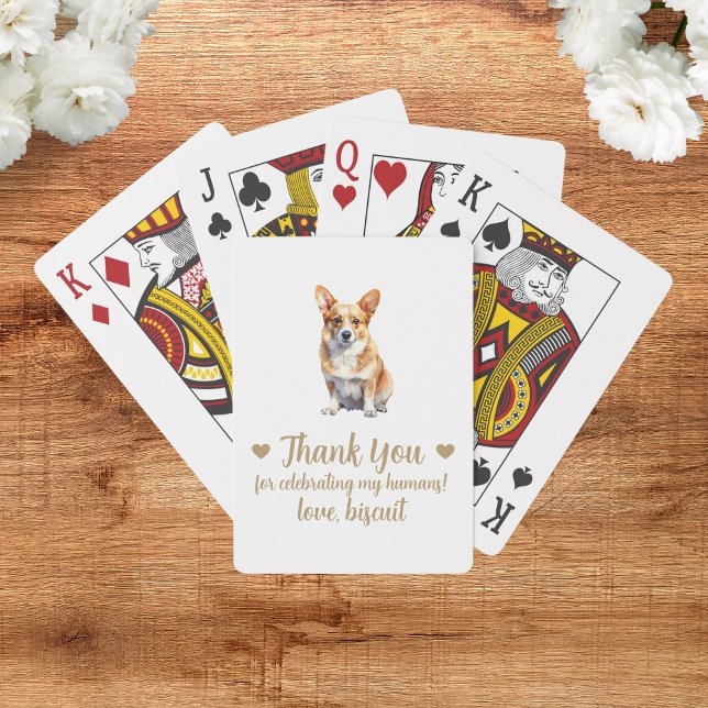 Dog Wedding Favour Playing Cards (Creator Uploaded)