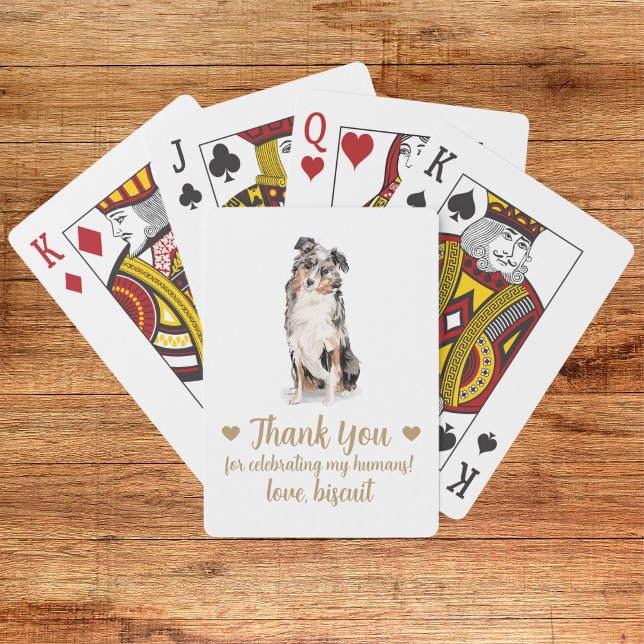Dog Wedding Favour Playing Cards (Creator Uploaded)