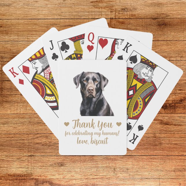 Dog Wedding Favour Playing Cards (Creator Uploaded)