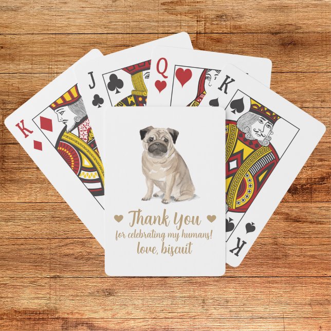 Dog Wedding Favour Playing Cards (Creator Uploaded)