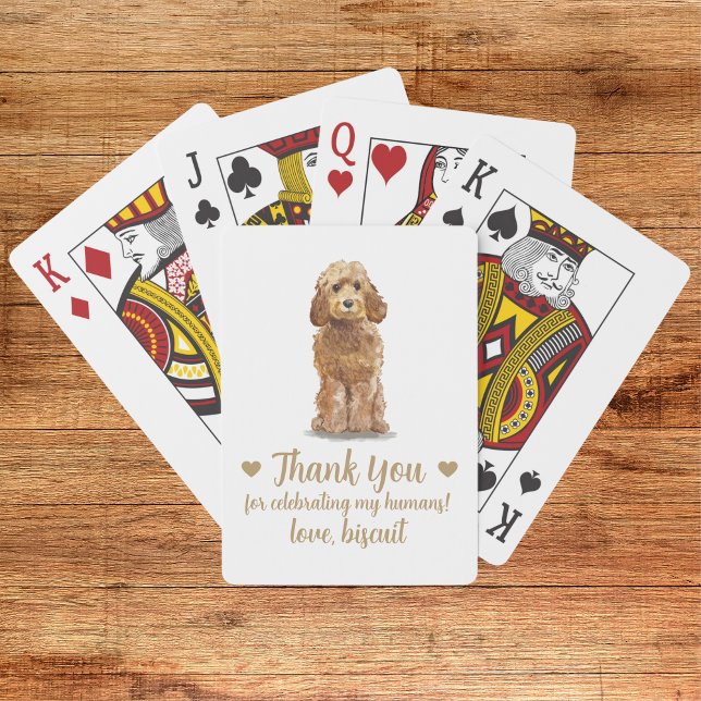 Dog Wedding Favour Playing Cards (Creator Uploaded)