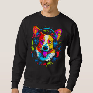Dog Welsh Corgi DJ Sweatshirt