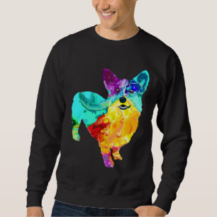 Dog Welsh Corgi For Womens Colourful Corgi Men Es Sweatshirt