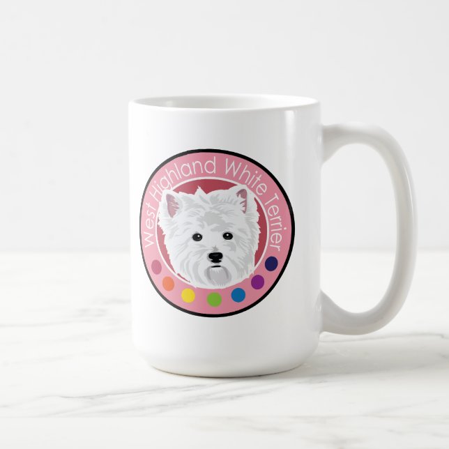 Dog West highland white terrier Coffee Mug (Right)