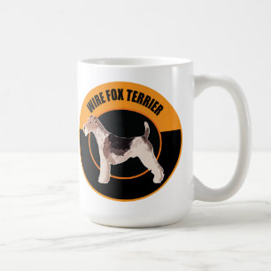 dog wire fox terrier coffee mug