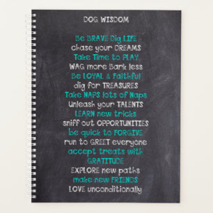 Dog Wisdom - Inspirational Planner