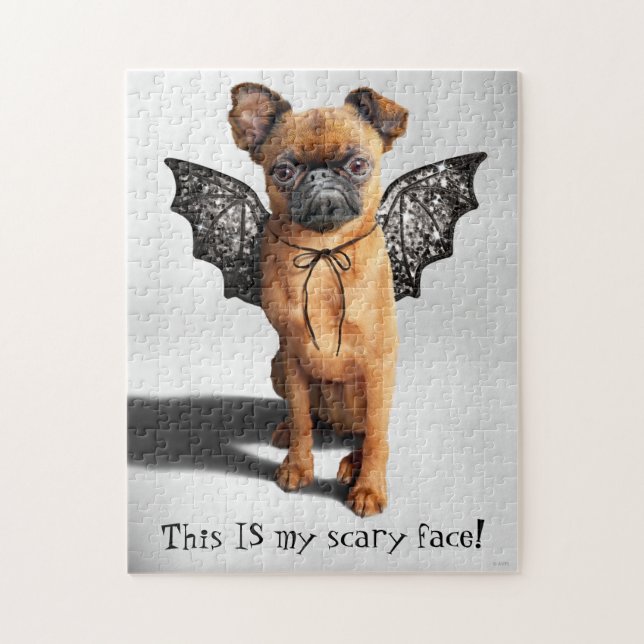 Dog With Bat Wings Jigsaw Puzzle (Vertical)