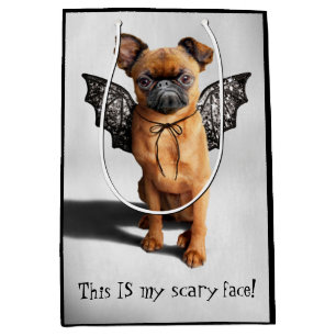Dog With Bat Wings Medium Gift Bag