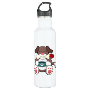 Dog with Bone 710 Ml Water Bottle