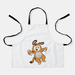Dog with Bone as Rabbit Apron
