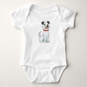 Dog with Bone Baby Bodysuit
