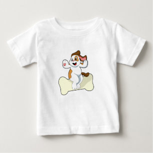 Dog with Bone Baby T-Shirt