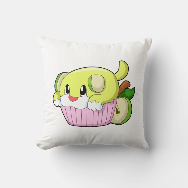 Dog with Cake Cushion (Front)