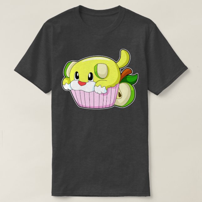 Dog with Cake T-Shirt (Design Front)