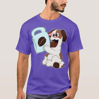 Dog with Cup of Coffee 3 T-Shirt