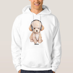 Dog With Headphones Hoodie