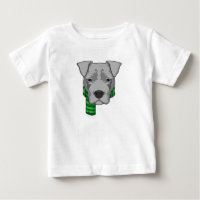 Dog with Scarf