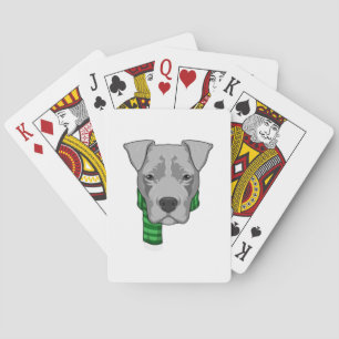 Dog with Scarf Playing Cards