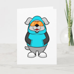 Dog with Sunglasses Card