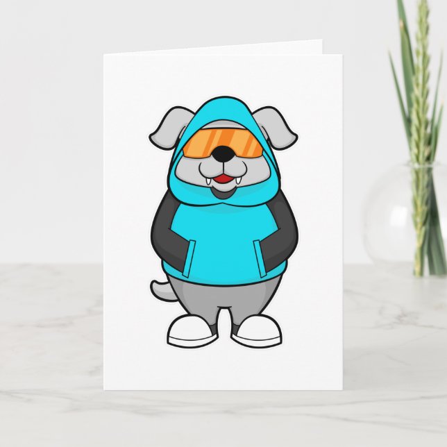 Dog with Sunglasses Card (Front)