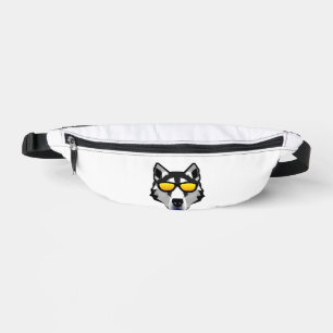 Dog with Sunglasses - Siberian Husky Bum Bags