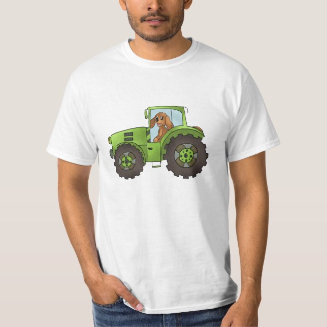 dog with trekker T-Shirt (Front)
